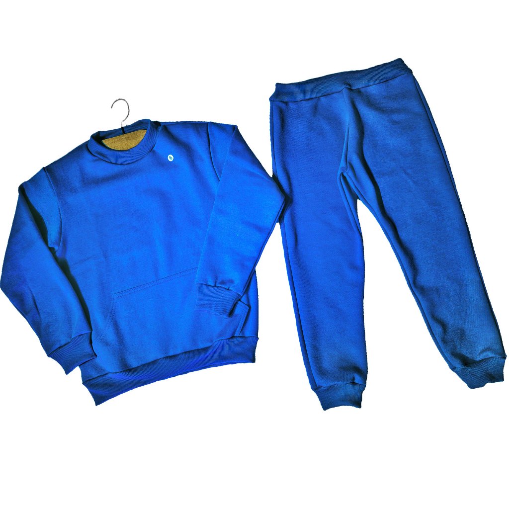 Conjunto de moleton infantil flanelado unisex