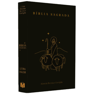 Bíblia Sagrada Bom Pastor | ARC | Letra Maior | Harpa e Corinhos | Capa Dura em Oferta na Shopee
