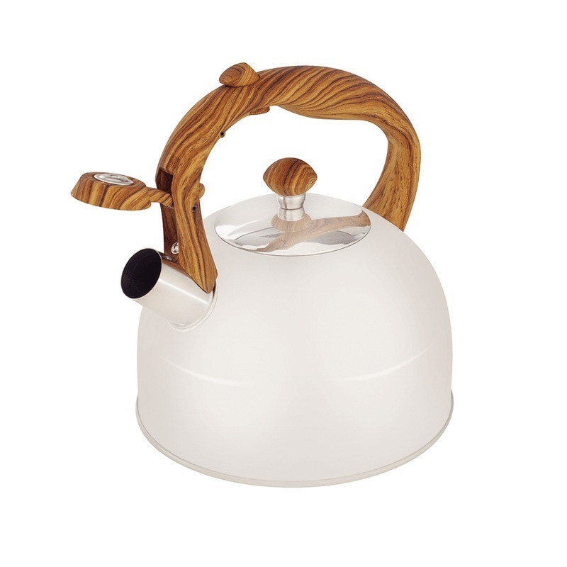 Chaleira Inox Wood Bege 2,5 Litros 7716 - Mor