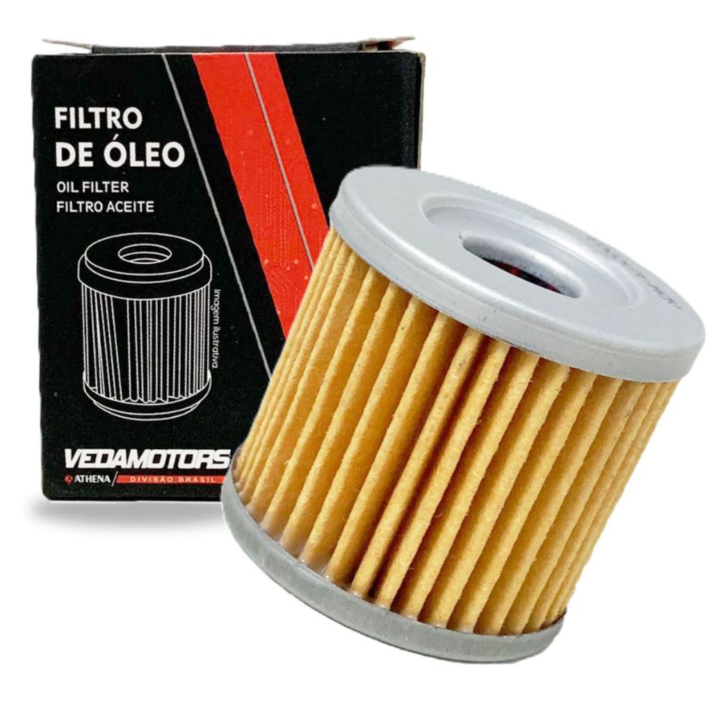 Filtro de Óleo para Suzuki Yes 125 / Intruder 125 / Burgman 125 Vedamotors em Oferta na Shopee