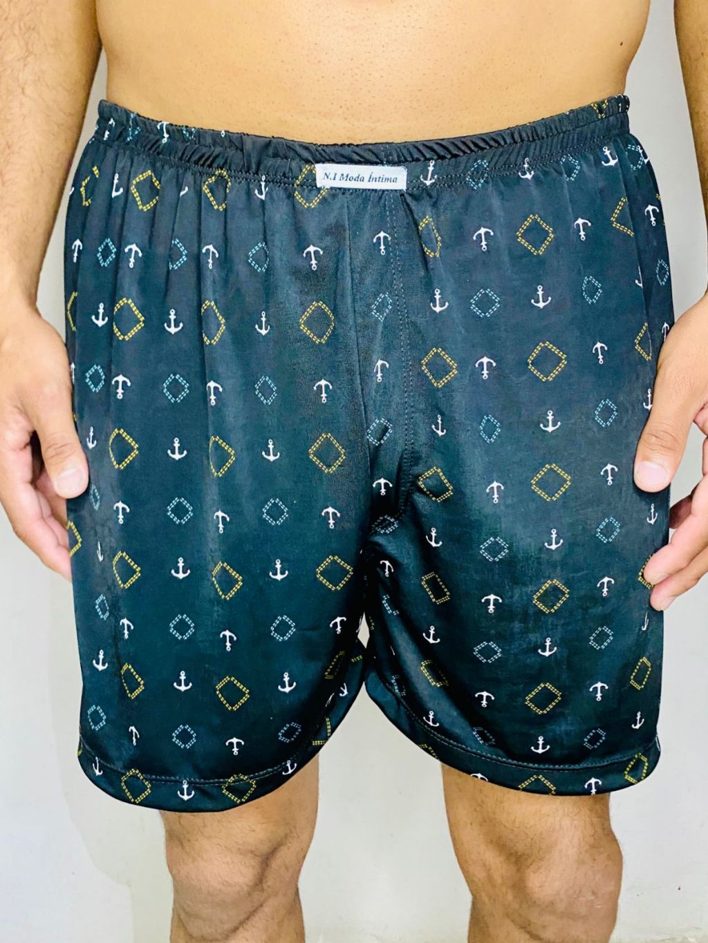 Cueca Samba Canção em Liganete Plus Size Kit com 2 Do G1 ao G4