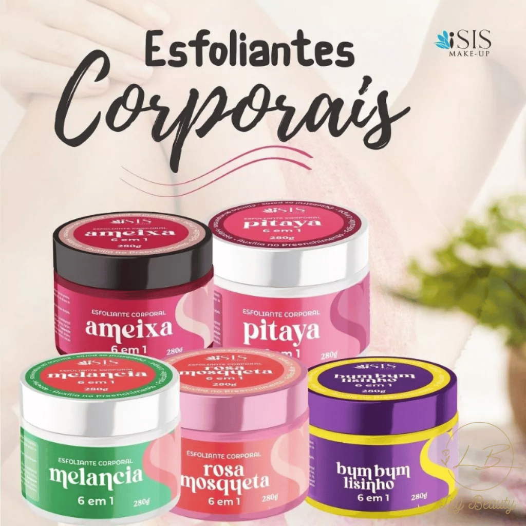 Esfoliante Corporal 280g Isis - Pitaya/Melancia/Ameixa/Bumbum Lisinho/Rosa Mosqueta - Escolha o Seu
