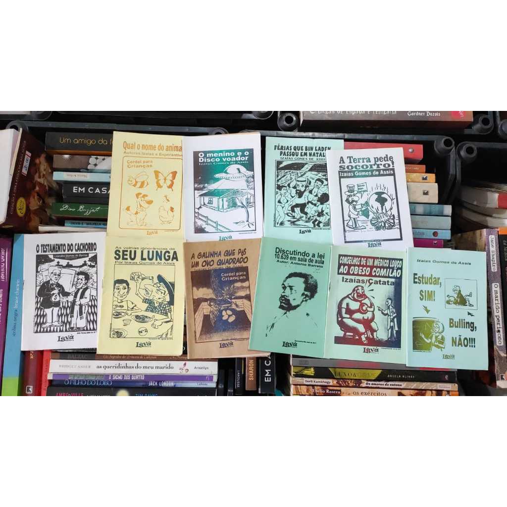 Pacote com 10 livretos de Cordel (Veja lista na descrição) - Pacote 4
