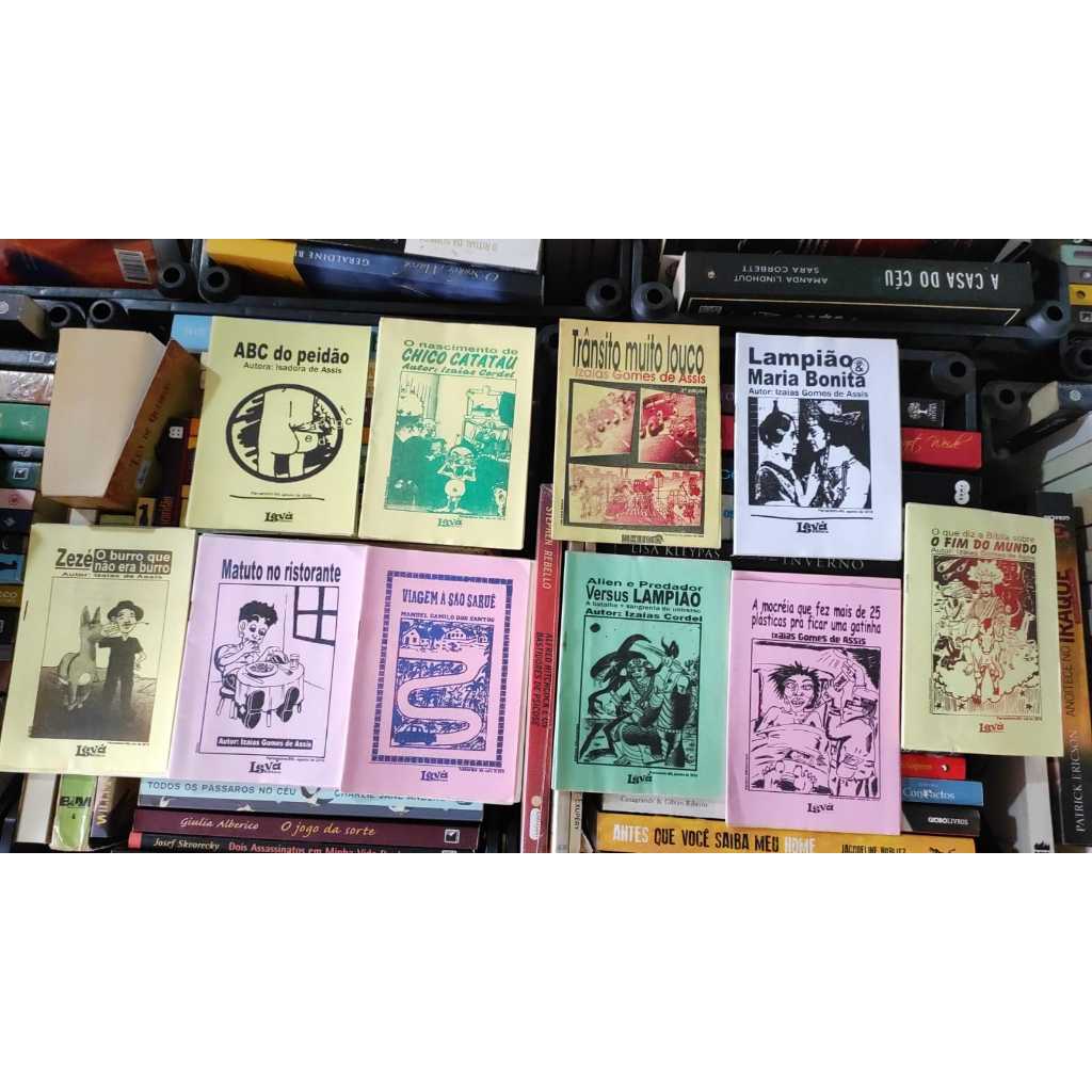 Pacote com 10 livretos de Cordel (Veja lista na descrição) - Pacote 5
