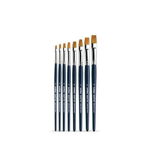 Kit Pincel Giotto Taklon Chato Série 600 - 8 pincéis