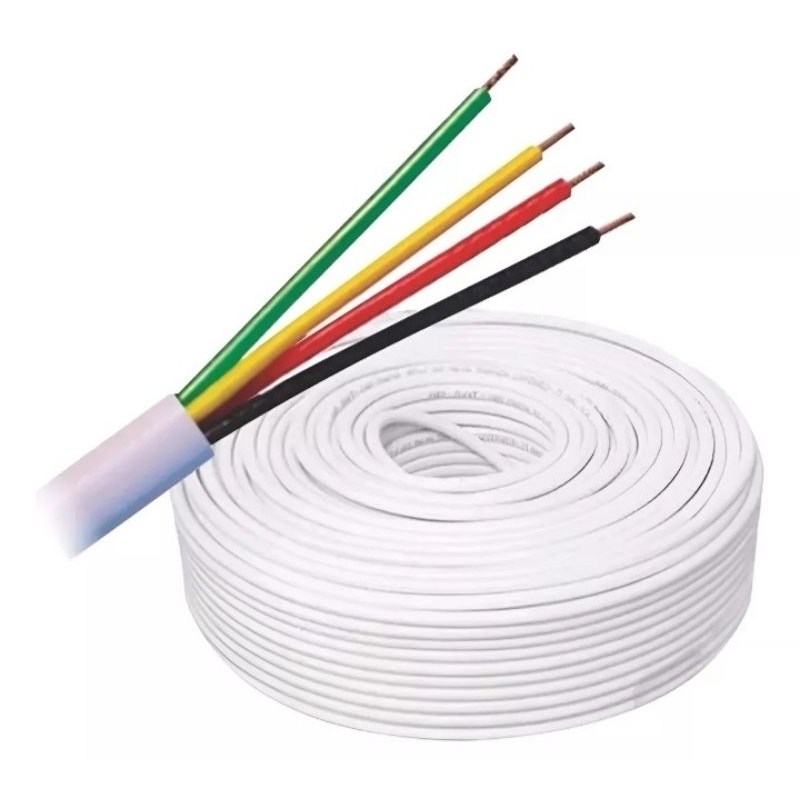 Cabo P/ Iluminação Led /piscina /fita Led 4 Vias 10 Metros em Oferta na Shopee