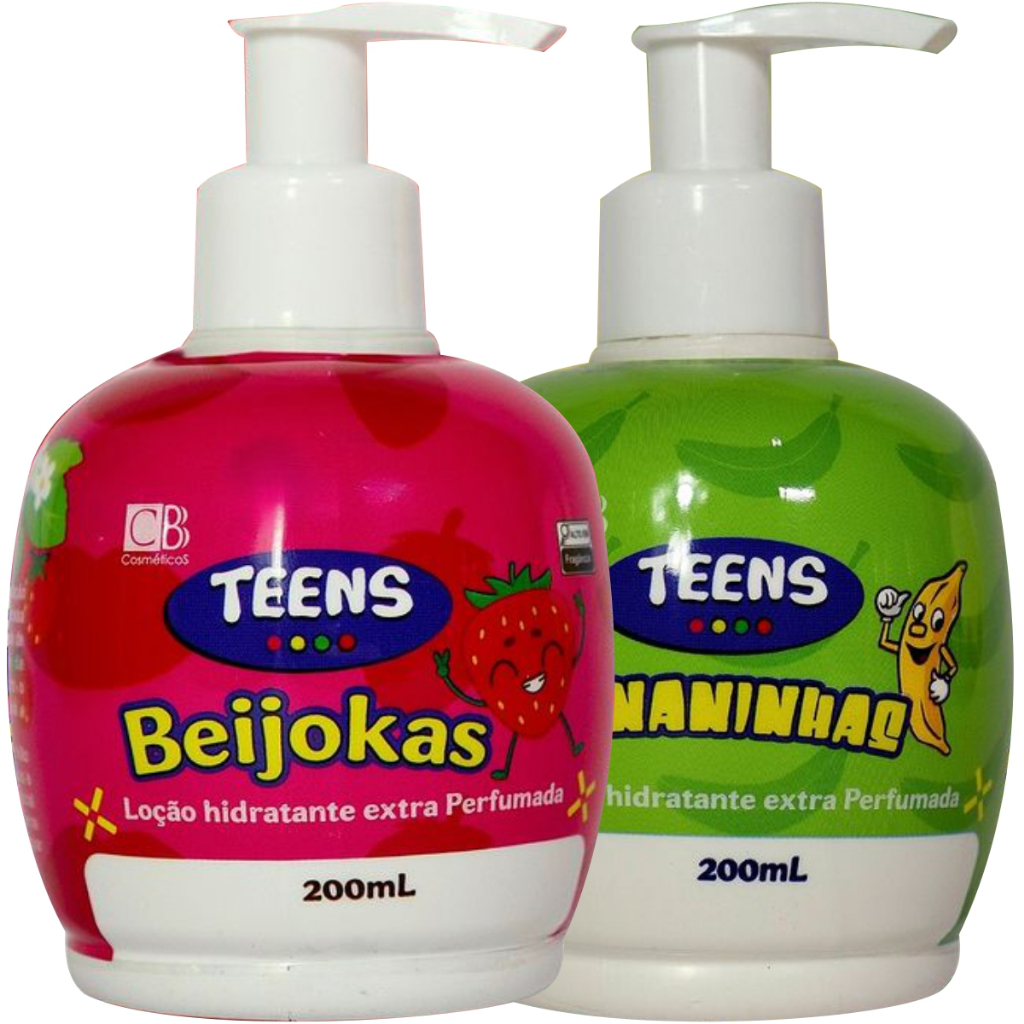 KIT HIDRATANTE CORPORAL BANANINHAS+BEIJOKAS CBB COSMÉTICOS HIDRATAÇÃO