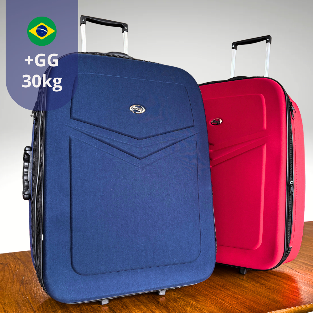 Mala de viagem 32kg GG EXTRA GRANDE com expansivo Grotaferrata em Oferta na Shopee