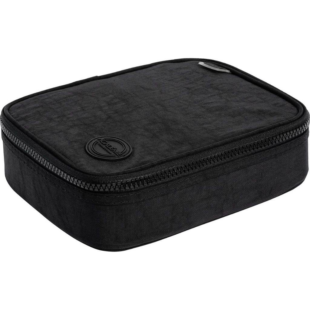 Estojo Tilibra Box Preto Academie em Oferta na Shopee