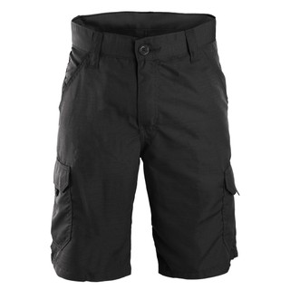 Bermuda Masculina Cargo Preto Militar Secagem Rápida 6 Bolsos Aventura Conforto Estilo Use Tático
