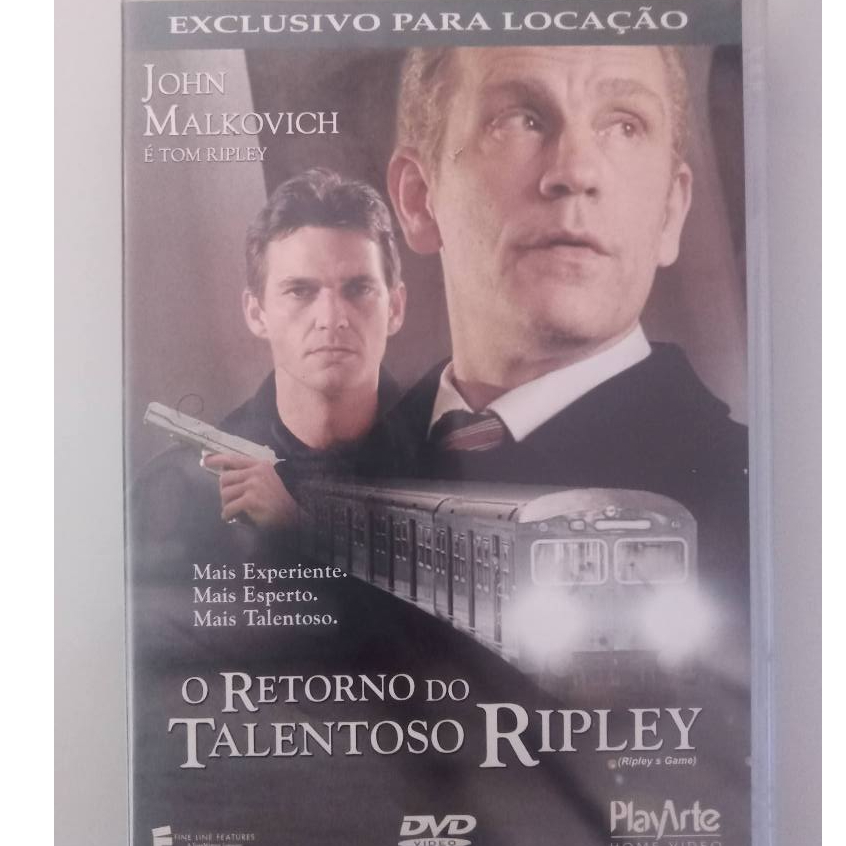 O retorno do talentoso ripley - dvd de locadora - john malkovich