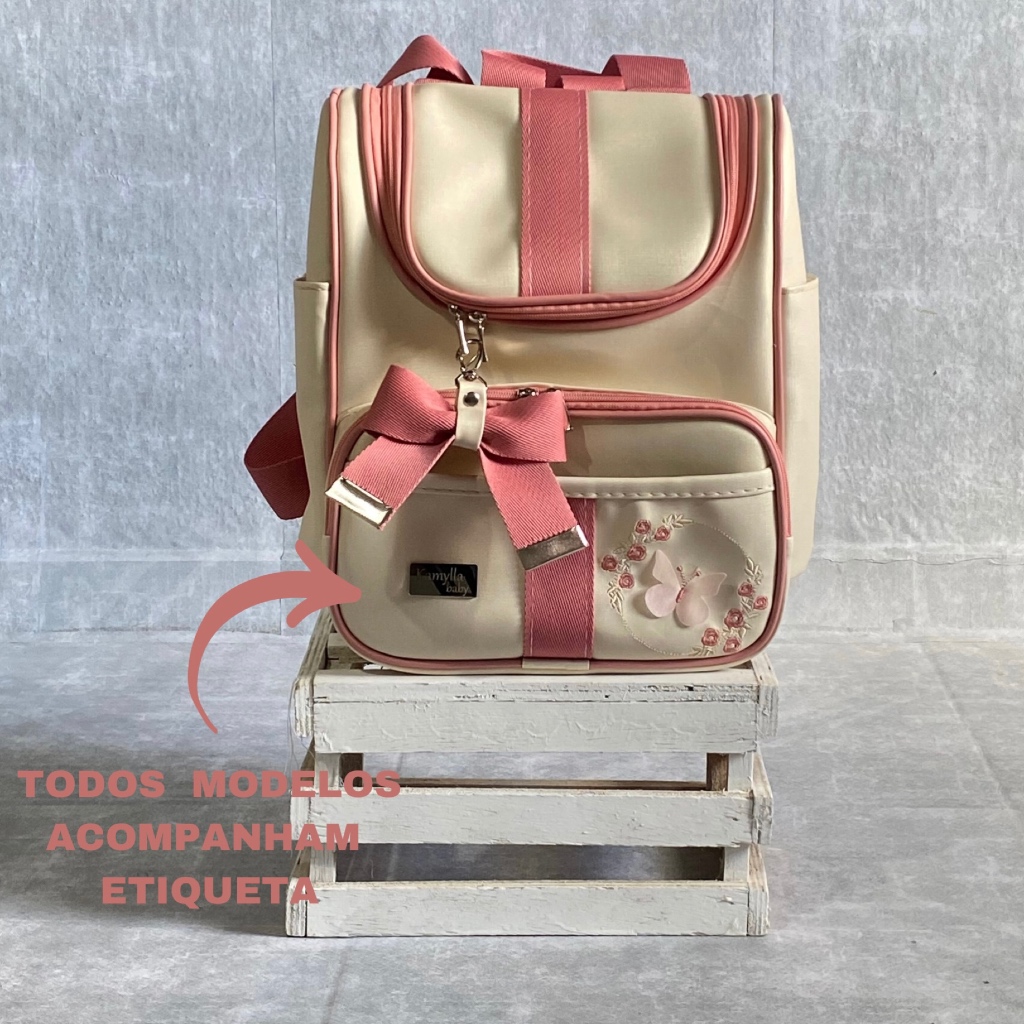 Mochila Maternidade Luxo l Térmico l Impermeável