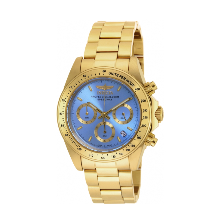 Relogio Invicta Unisex Speedway daytona dourado 100% Original