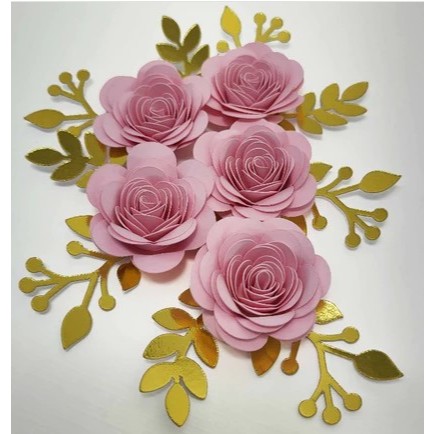 Combo de Flor de Papel - 5 Kits em Oferta na Shopee