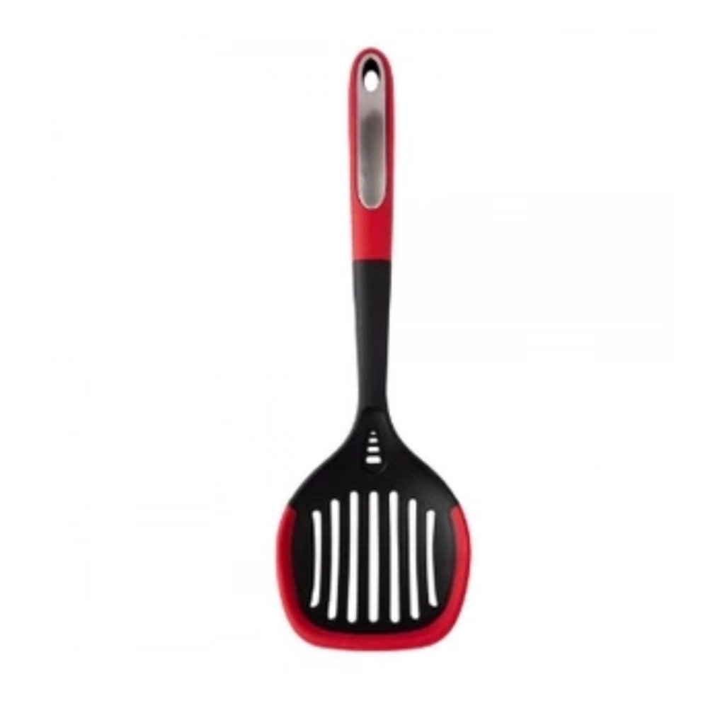 Escumadeira Curva de Silicone e Nylon 34cm- Clink
