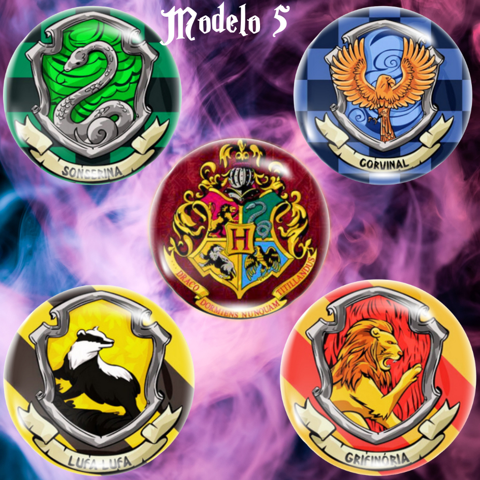Broches Harry Potter Casas de Hogwarts: Onde Comprar | BuscaProdutos