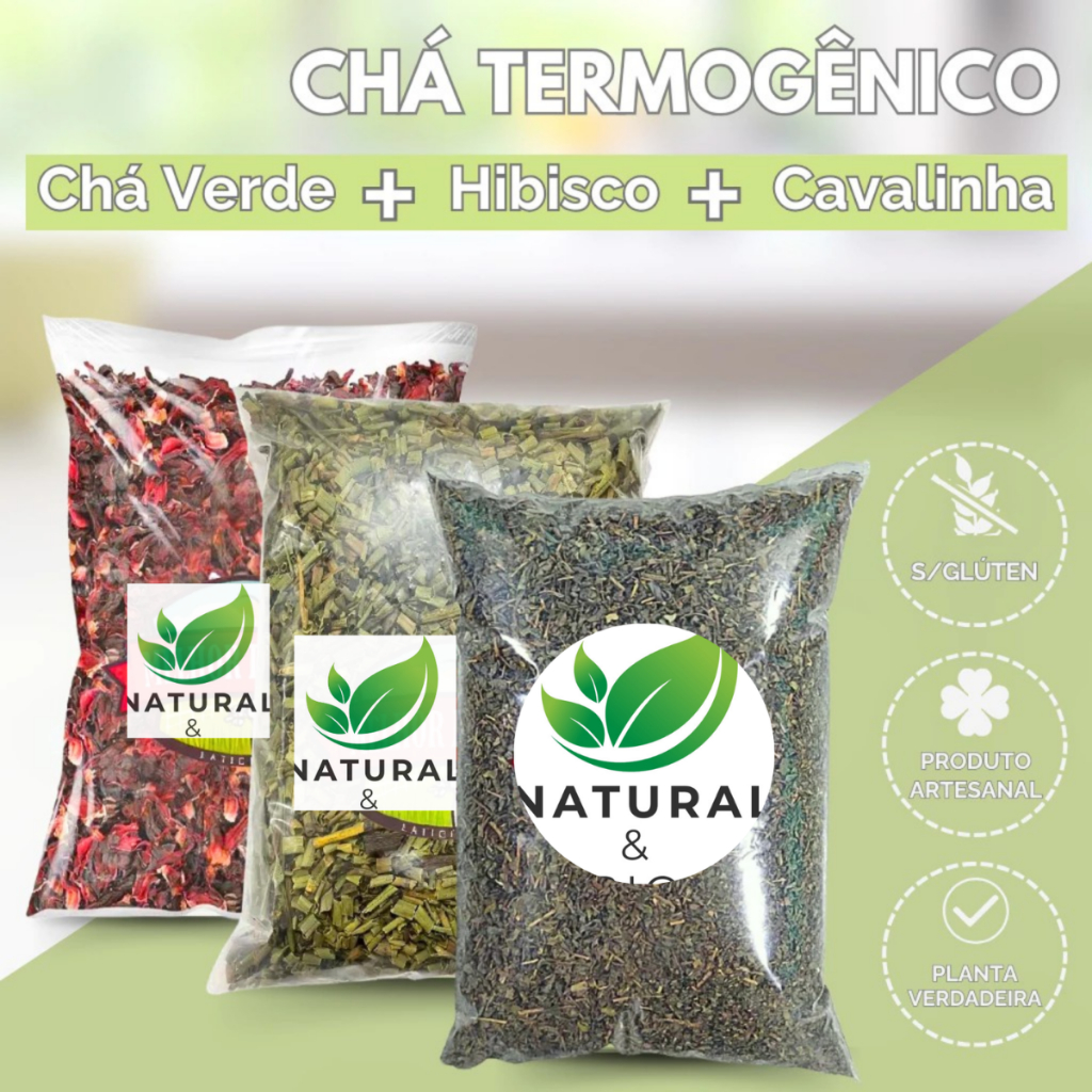 Kit Chá Detox Termogênico e Diurético
