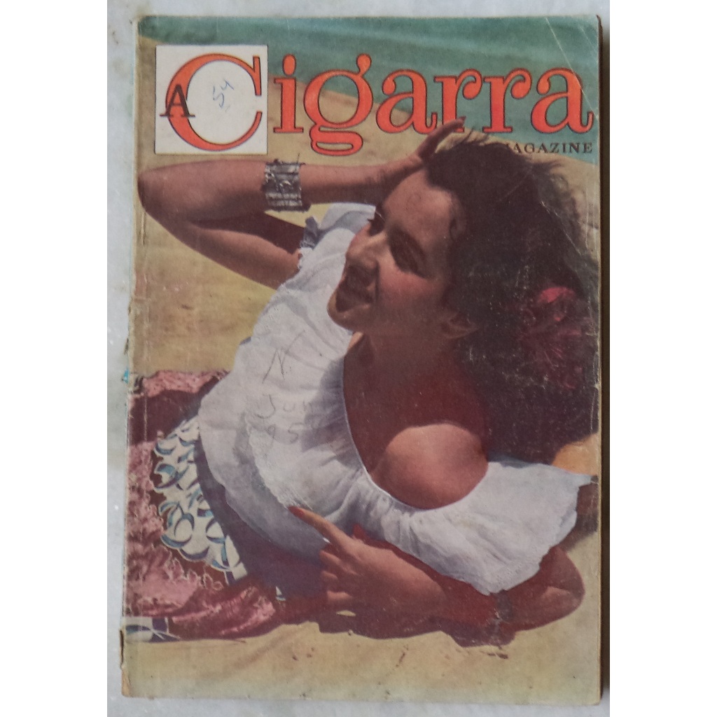 Revista Antiga A Cigarra Magazine Junho 1954