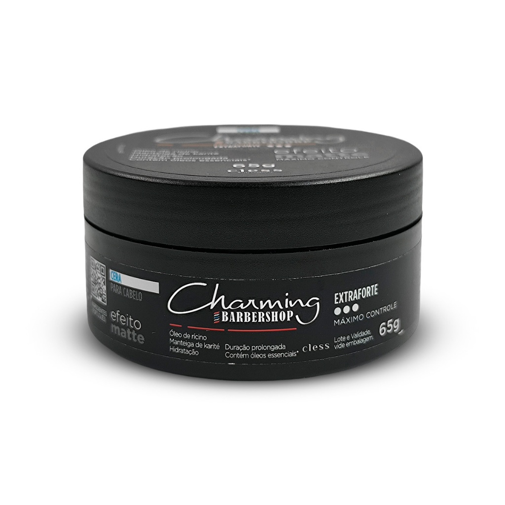 Pomada Cera Efeito Brilho Extra Forte Charming Barbershop