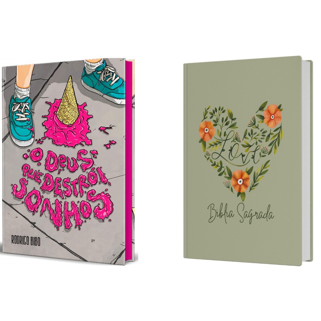 Kit Deus Que Destrói Sonhos + Bíblia Sagrada | NVI | Coração Flores