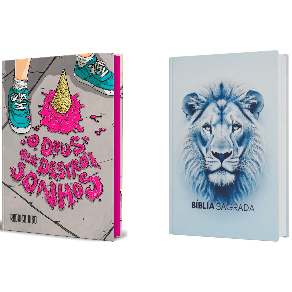 Kit Deus Que Destrói Sonhos + Bíblia Sagrada | NVI | Leão Luz em Oferta na Shopee