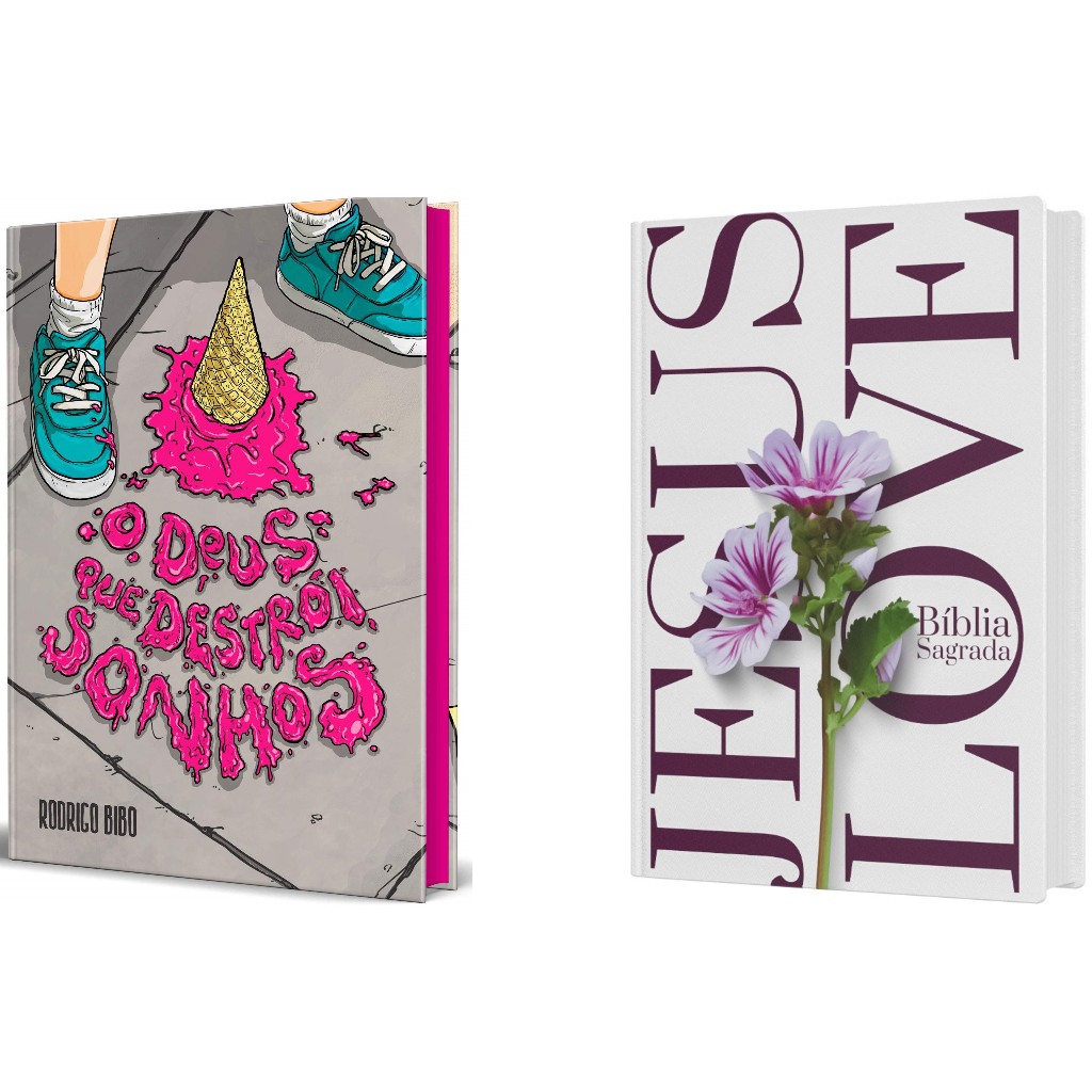 Kit Deus Que Destrói Sonhos + Bíblia Sagrada | NVI | Jesus Love em Oferta na Shopee