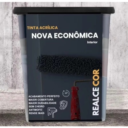 Tinta Acrílica Econômica Realcecor 18L Antimofo em Oferta na Shopee