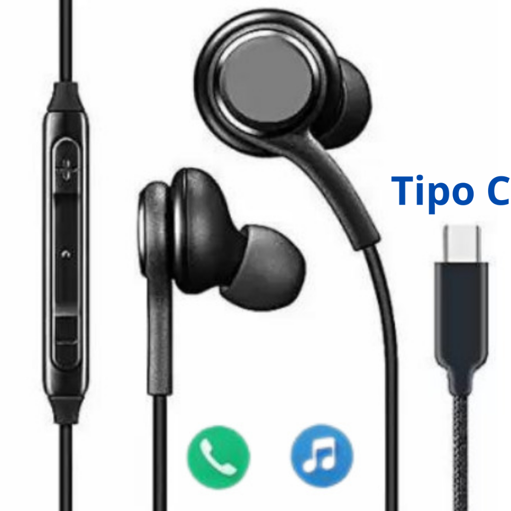 Fone De Ouvido Tipo C M52 M53 M54 A34 A53 A54 5g A73 A74 S20 Fe S21 S22 S23 S24 Edge Poco X7 Pro Fone Tipo C Original