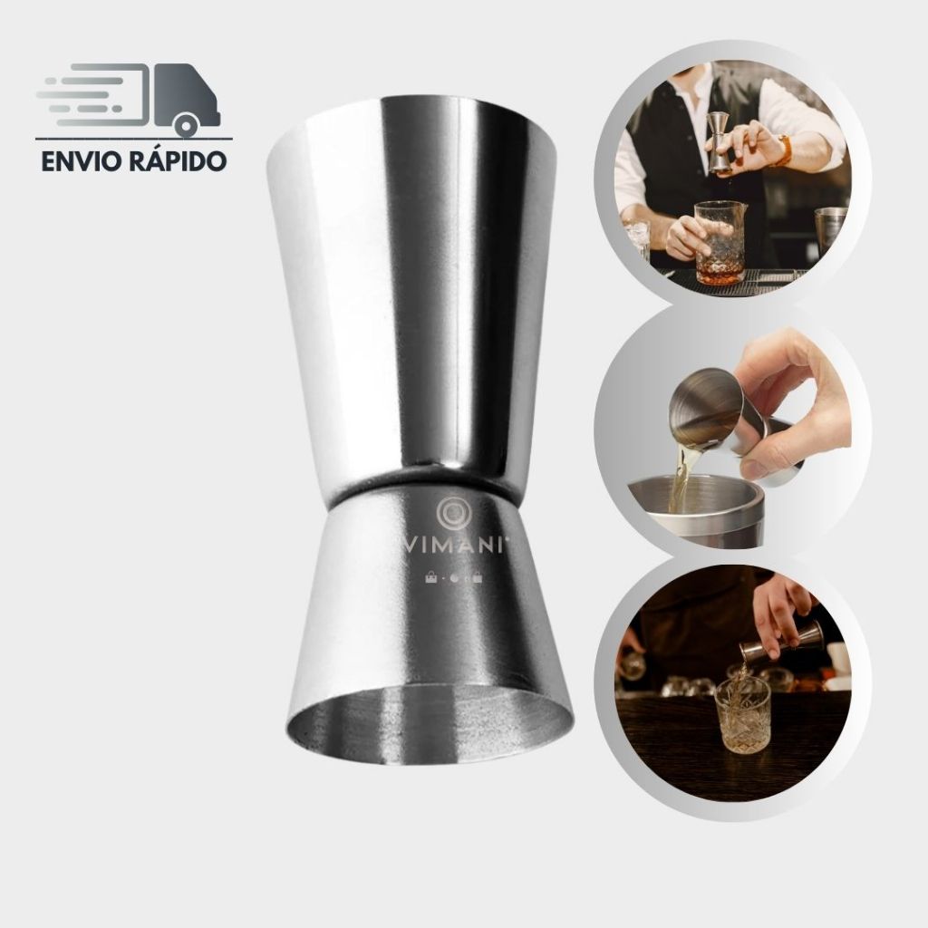 Dosador Duplo Inox 60ml 30ml Para Bebidas Drinks Dois Medidores Bartender Uso Profissional em Oferta na Shopee