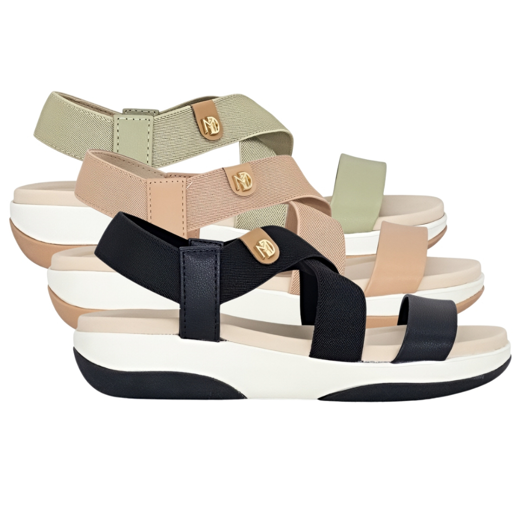 Sandalia Modare Ultraconforto Feminina Ortopedica Elastico em Oferta na Shopee
