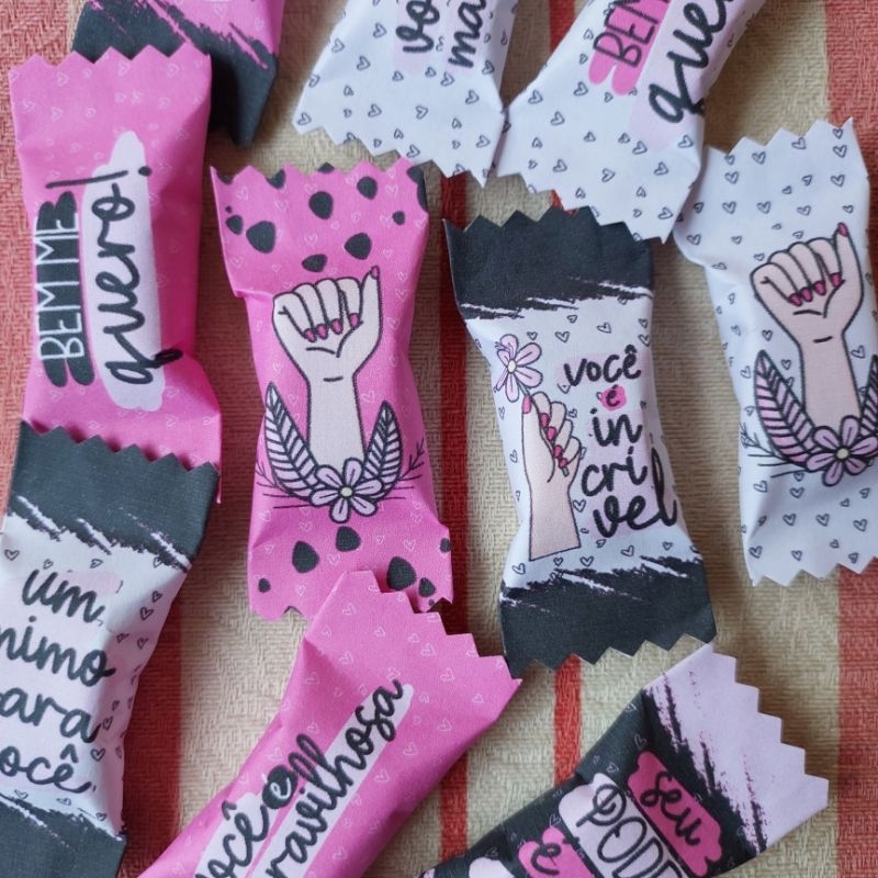 Balas Personalizadas Dia Internacional da Mulher (Coleção você é Incrível)
