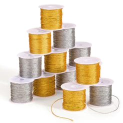 Linha Brilhante Para Enfeite Tranças De Cabelo 25 Metros