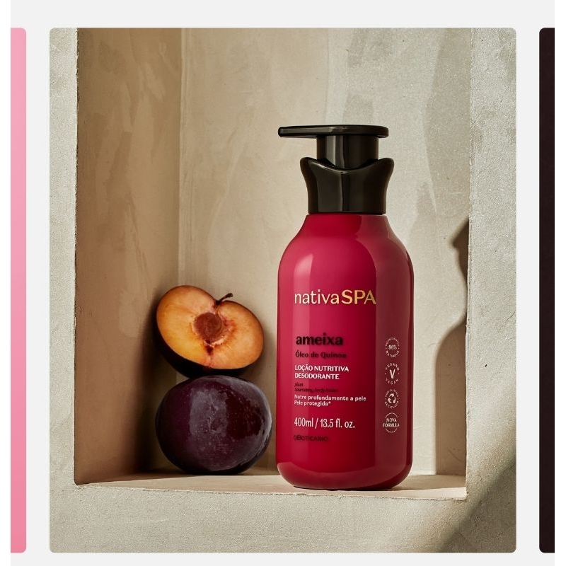 Ameixa Nativa Spa Hidratante Desodorante Corporal 400 ml.