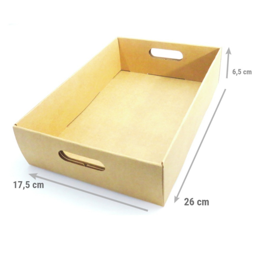 Cesta Para Presente Embalagem Kraft Caixa "G" kit 10 Unid. em Oferta na Shopee
