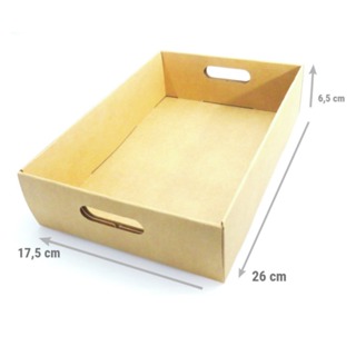 Cesta Para Presente Embalagem Kraft Caixa "G" kit 10 Unid. em Oferta na Shopee