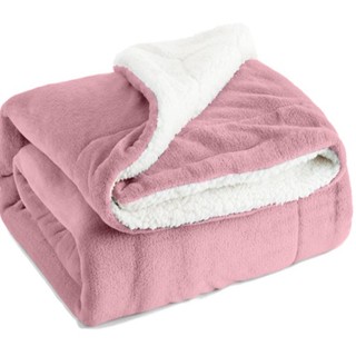 Manta Com Sherpa Branca Para o Frio De Bebe Cores Diversas em Oferta na Shopee