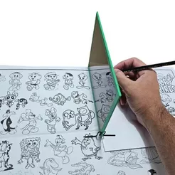 Desenhista Mágico para Desenho - 18x 14cm - 100 desenhos