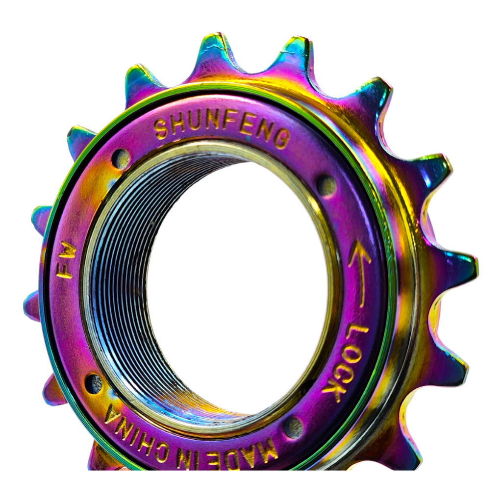 Catraca Roda Livre Simples Rosca 14D 16D 18d Dentes Esferada Bicicleta Bike Bmx Camaleão