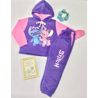 Conjunto Infantil Criança Sti Lil Roupa Infanto Juvenil Menina Femino Inverno Frio  Calça Moletinho Casaco com Capuz em Oferta na Shopee