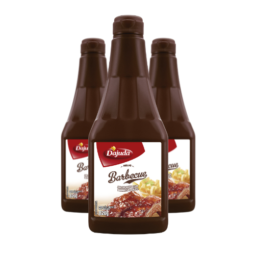 3Un Molho Barbecue DAjuda 820G Para Churrasco Lanches Costela Porco Lanches Acompanhamento