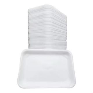 Bandeja Isopor B2 100Unid 21X14Cm Refeição Descartável Alimentos Retangular Branca em Oferta na Shopee