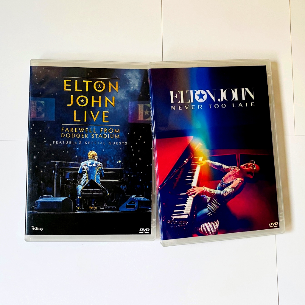 DVD Elton John Live Farewell from Dodger Stadium 2022 Never Too Late 2024 Disney Live