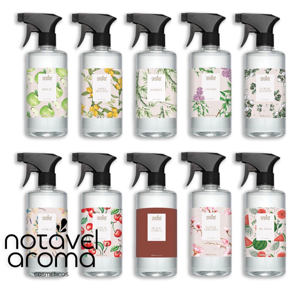 Agua Perfumada Aromatizador de Ambiente Home Spray para Tecidos e Roupas 500ml - Notavel Aroma em Oferta na Shopee