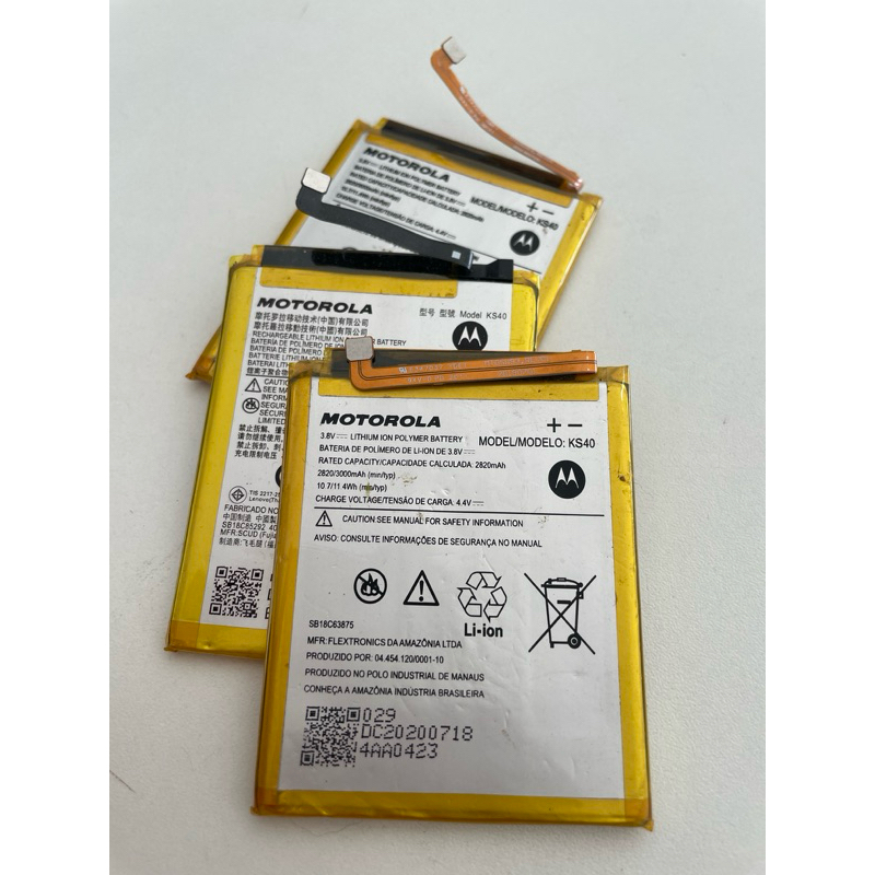 Bateria Motorola  KS 40 Moto E 6 Play Moto E 6s  PRODUTO  USADO ORIGINAL BEM CONSERVADO