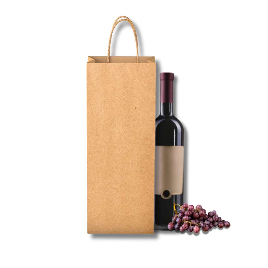 Sacolas De Papel Kraft Para Bebidas, Vinho, Gim, Whisky - Lisa - 50 Unidades - Medida (40x13x8) em Oferta na Shopee