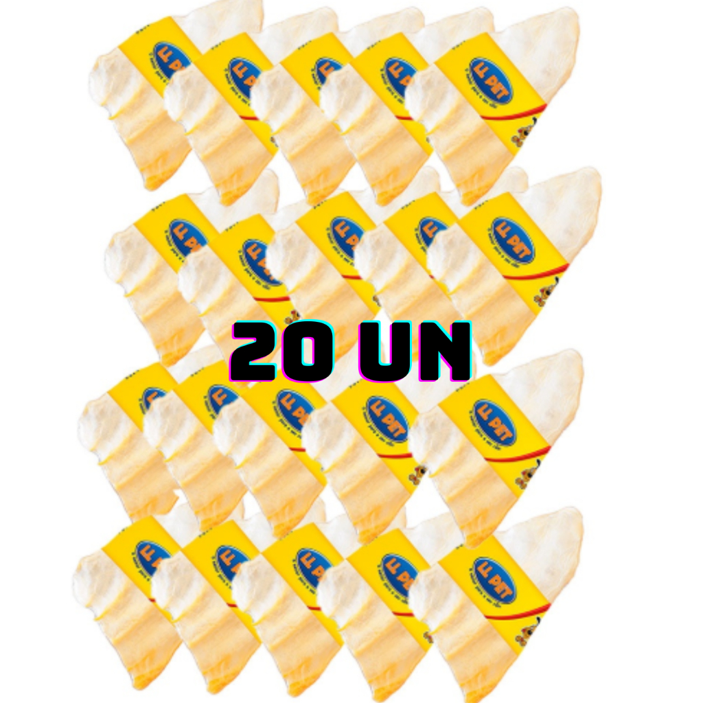 Kit 20 Orelhas Bovinas Para Cães LL Pet em Oferta na Shopee