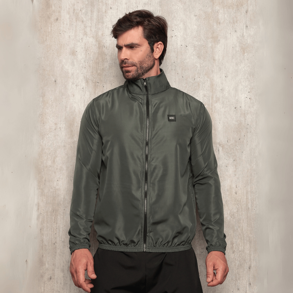 Jaqueta Corta Vento Masculino Blusa Treino Corrida Sem Capuz