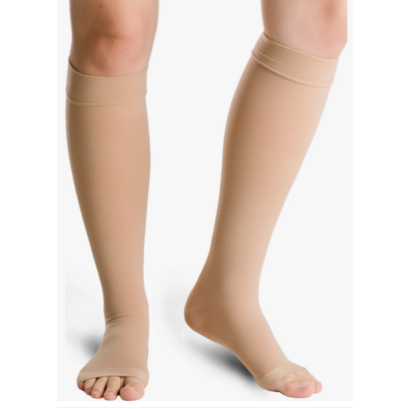 Par Meia Média Compressão Varizes, Pernas Cansadas, Inchaço em Oferta na Shopee