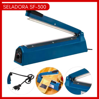 Seladora Manual P/ Sacos Plásticos Premium Embalagens SF-300 em Oferta na Shopee
