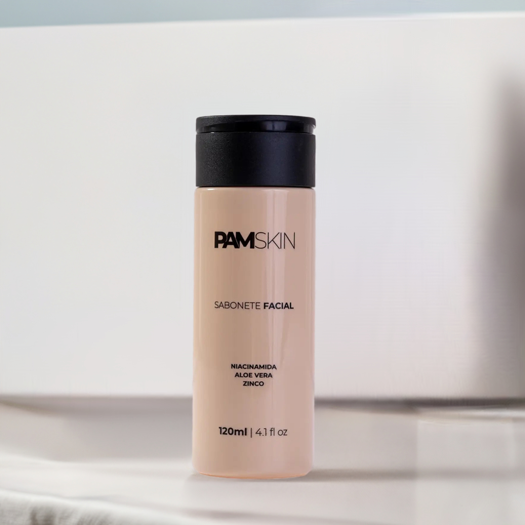 Sabonete Facial Niacinamida e Zinco – Limpeza Profunda e Controle da Oleosidade – 120ml